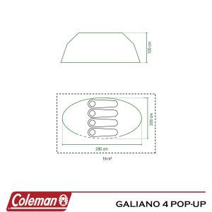 Cort Coleman Galiano 4 Fast Pitch Pop up