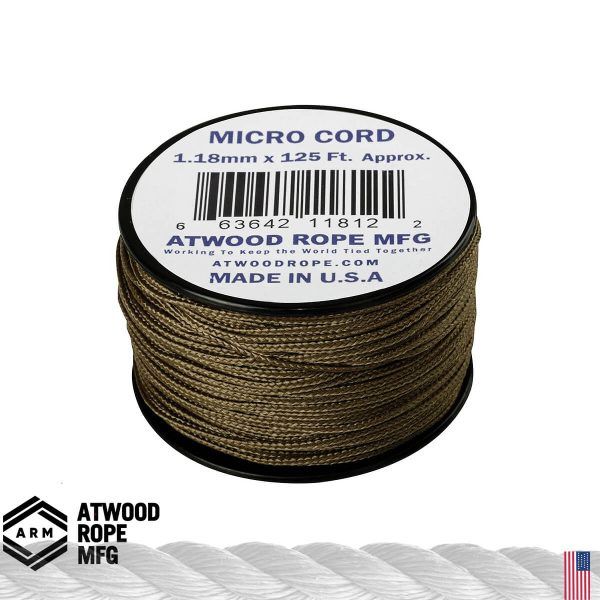 Micro Cord Atwood Rope MFG coyote