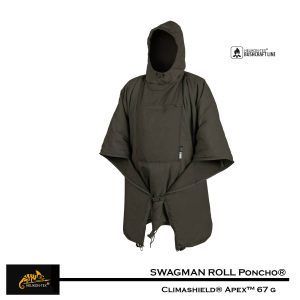 SWAGMAN-ROLL-Poncho-Taiga-Green