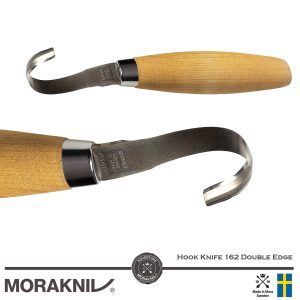 Cutit Morakniv Woodcarving Hook Knife 162 Double-Edge1