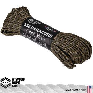Paracord 550 Atwood Rope® 30 m MULTICAM, 7 fire, 250 kg forta de tractiune