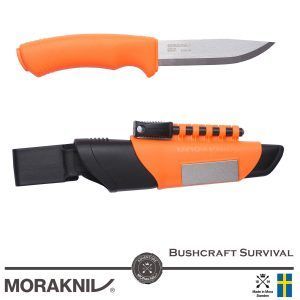 Cutit bushcraft Morakniv Survivor HI VIS Orange