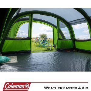 Cort-Coleman-Weathermaster-4 Air camping cu familia