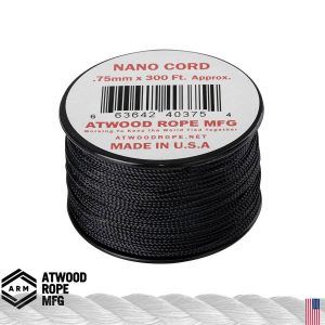 Nano Cord Atwood Rope MFG-black