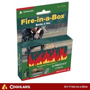 Kit de aprins focul Fire in a Box Coghlans