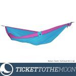 Hamac Ticket to the Moon King Size Royal - Aqua Pink